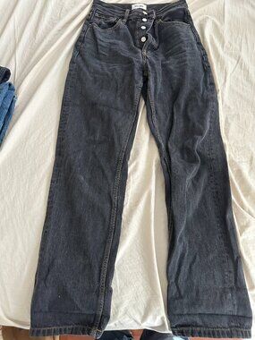 Still Here Childhood Jeans (24) in Washed Black
